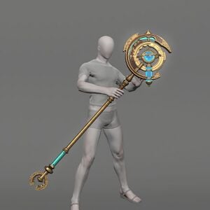 Augmented Bygone Brass Cane