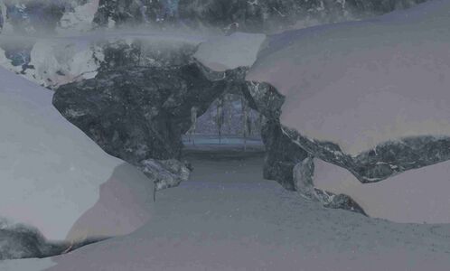 Entrance to the cave