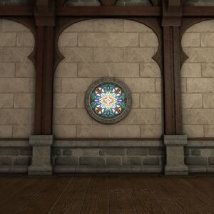 Imitation Stained Crystal Roundel