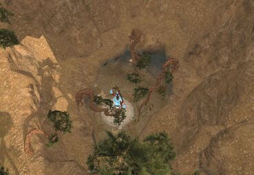 Seen from the cliffs above