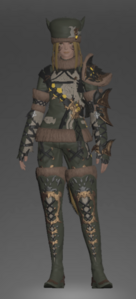 Augmented Black Willow aiming attire