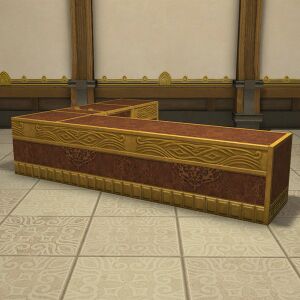 Gold Saucer Corner Counter