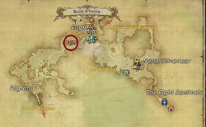 Map location for Nix, just west of Revenant's Toll surrounding Camp Revenant's Toll.