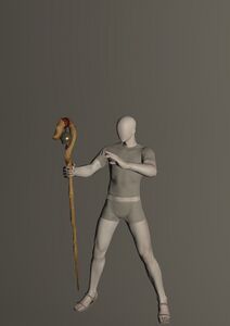 Aetherial Pastoral Oak Cane