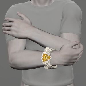 Lily and Serpent Bracelet