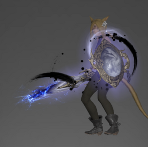 Sword with Byakko's Enspirited Shield