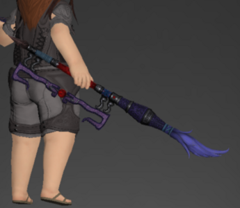 Dark Mahogany Round Brush (Pictomancer)