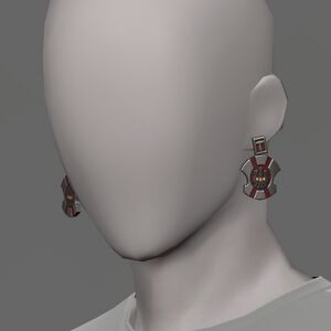 Crimson Standard Earrings