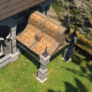 Highland Stone Awning