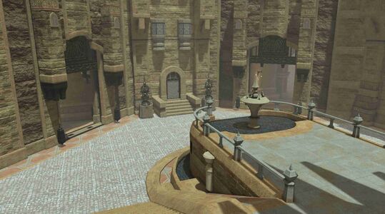 The location of the blue mage hub