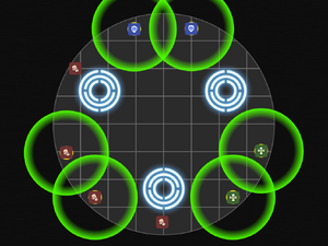Positioning for Optical Sight's Spread Pattern.