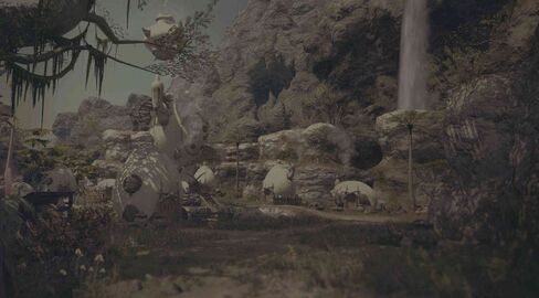 Brayflox's Longstop seen during the game credits